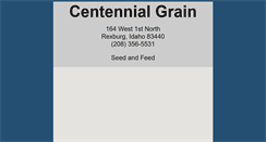 Desktop Screenshot of centennialgrain.com